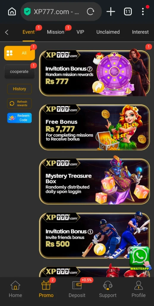 Xp777 Game App